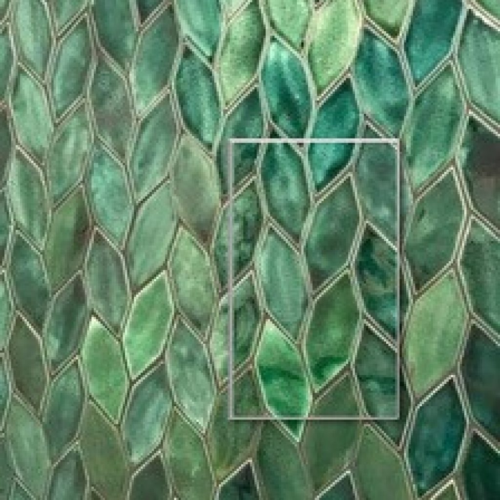SimpliCover with Glass Mosaic Leaf Mosaic img
